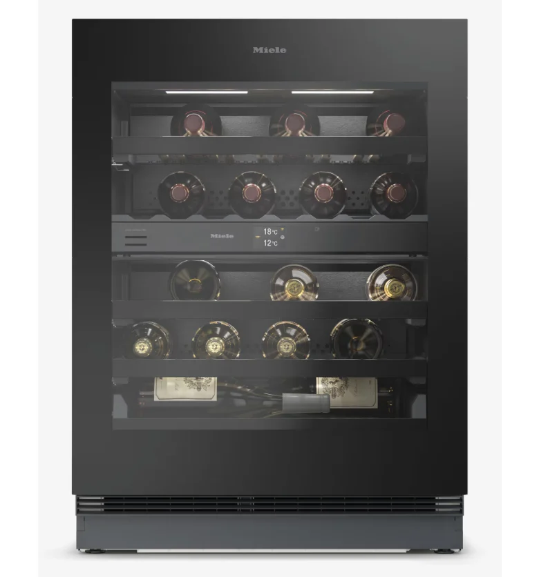 MIELE KWTUS 7096 E Obsidian černý (sklo)