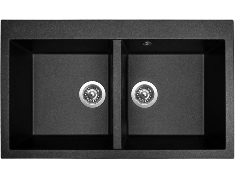 Sinks AMANDA 860 DUO Metalblack