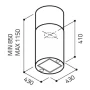 Elica TUBE PRO ISLAND WH/A/43 #1