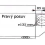 CH Kovo CH 100 bílý, 60 cm, odtah pravý #2