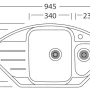 Sinks LOTUS 945.1 V leštěný #1