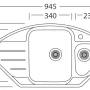 Sinks LOTUS 945.1 V leštěný #1