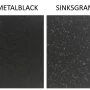 Sinks CRYSTAL 780 Metalblack #2